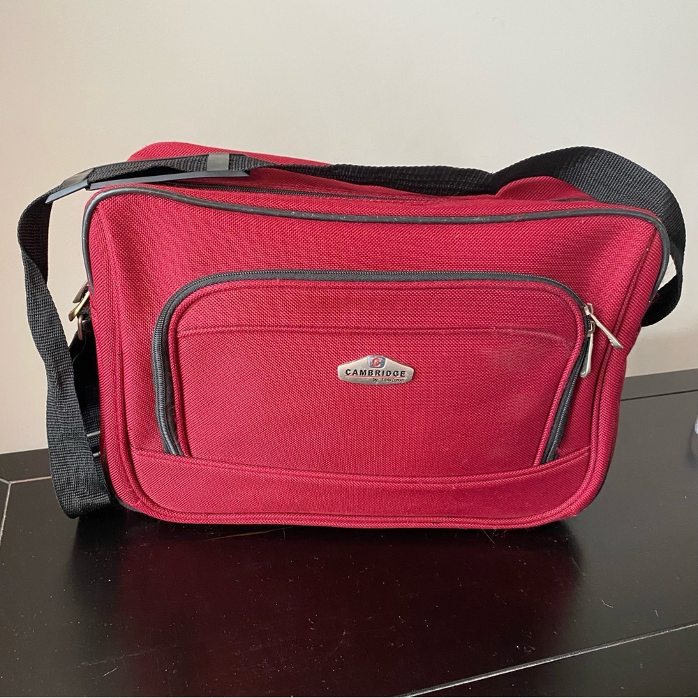 Red Travel Satchel